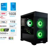 MEGA Računalnik MT S7X i5-14400/RTX5060Ti/16GB/1TB/750W/Brez OS/črna + Estetski napajalni kabli [Zelena / Črna], (5000374984) Cene