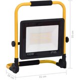 vidaXL LED reflektor z ročajem 100 W hladno bel | Shoptok.si