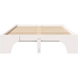  Krevetna konstrukcija Bijelo 120 x 200 cm Čvrsto borovo drvo Bijela 207 x 127 x 30 cm | Shoptok.si