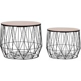  Stolići za kavu 2 kom crni | shoptok.hr