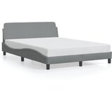 Furnova Posteljni okvir brez vzmetnice svetlo siv 120x200 cm blago, (21937853) | Shoptok.si