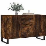  Komoda boja dimljenog hrasta 100 x 36 x 60 cm konstruirano drvo | shoptok.hr