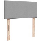  Otomanski okvir kreveta s madraca svijetlosivi 90x190cm tkanine | shoptok.hr