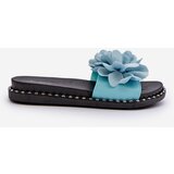 Boto FK1 Women's Sandals Decorated with Flowers Black Cellanen | shoptok.hr