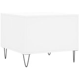  Stolić za kavu sjajni bijeli 50 x 50 x 40 cm konstruirano drvo | shoptok.hr
