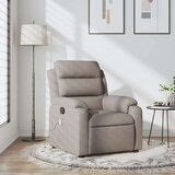 vidaXL Masažni naslonjač od tkanine smeđesivi | shoptok.hr