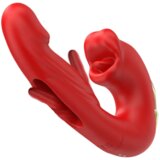 Intense Vibrator Naughty Double Red Cene