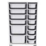 Hanah home Višenamjenska komoda Rine 2D4K8U, 69,5 x 109 x 30 cm, Bijela | Eponuda.ba