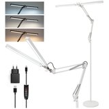 Brilagi LED prigušiva fleksibilna stojeća lampa VARIO LED/14W/230V 157 cm bela | Eponuda.com