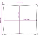  Jedro protiv sunca od tkanine Oxford pravokutno 2 x 2,5 m žuto | shoptok.hr