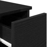  Noćni ormarić s ladicom crni hrast 20x36x60 cm | Eponuda.com