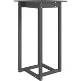 vidaXL Barska miza siva 60x60x110 cm trdna borovina | Shoptok.si