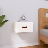  Zidni noćni ormarić bijeli 40 x 29,5 x 22 cm | shoptok.hr