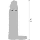 Inferno Penis Sleeve Liquid Silicone Ring 18cm Skin | shoptok.hr