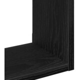  Zidna polica crni hrast 90x16x78 cm inženjerski drvo | Shoptok.si