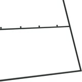 vidaXL Metalno ukrasno božićno drvce crno 210 cm | shoptok.hr