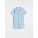 Reserved - Komplet dvodijelne pidžame od mješavine viskoze - plava