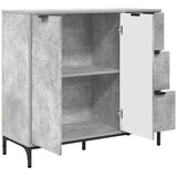  Kreveta Betonski sivi 89,5 x 33 x 82 cm Konstruirano drvo | shoptok.hr