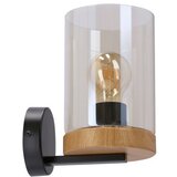 Wels Zidna Lampa Crna + Drvo 1x40W E27 ( 15045 ) Cene