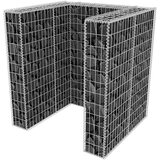  Gabionska ograda za kantu za otpad od čelika 110 x 100 x 120 cm | shoptok.hr