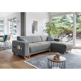 Miuform Siva sklopiva/s prostorom za odlaganje kutna garnitura Classy Sophie – | shoptok.hr