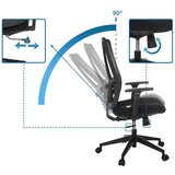 MID.YOU Pisarniški Stol Tramore Base, Črna | Shoptok.si