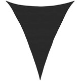  Jedro za zaštitu od sunca 160 g/m² Trokutasto crno 5x7x7 m HDPE | Shoptok.si