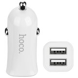 Hoco Avtopolnilec Z12 2xUSB 5V / 2,4A, bel (hitri polnilnik) | Shoptok.si