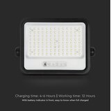  LED prigušiva solarni reflektor LED/200W/3,2V IP65 10000 mAh crna + daljinski upravljač | Eponuda.com