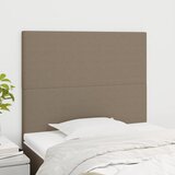 The Living Store posteljno vzglavje 2 kosa taupe 100x5x78/88 cm blago - vzglavje, (21438094) Cene