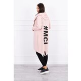 Kesi Cardigan with oversize print dark powder pink Cijene