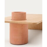Kave Home Okrogla mizica v jesenovem dekorju v naravni barvi 60x110 cm Olaria – | Shoptok.si