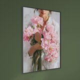 Styler Tiskana slika z okvirjem/na platnu 70x100 cm Floral Embrace – | Shoptok.si