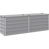  Povišeni vrtni krevet Siva 160 x 40 x 55 cm | shoptok.hr