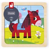 Janod dječje drvene puzzle tornado horse 9 komada | shoptok.hr