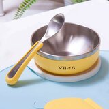 VIIDA Soufflé set vilica i žlica, antibakterijski nehrđajući čelik, veličina L - lavanda | shoptok.hr
