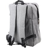 Gradski poslovni ruksak s USB-om i srednjim pretincem, sivi, 14L 40cm | shoptok.hr
