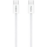 Moxom USB data kabl MX-CB369, Type-C na Type-C, 60W, 3A, 1m, Beli Cene