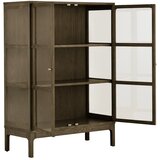 House Nordic Tamno smeđa vitrina u dekoru hrasta 90x126x40 cm Zamora – | shoptok.hr