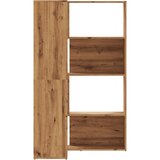  Kutni regal z knjige 4 razine artisian hrast 85x85x140cm drveni | Eponuda.ba