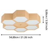Eglo 98863 - plafonsko svetlo mirlas 6xE27/9W/230V | Eponuda.com