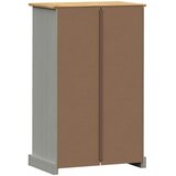 Ormarić za cipele VIGO sivi 60 x 35 x 96 cm od masivne borovine | shoptok.hr