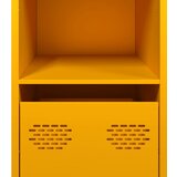  Komoda boja senfa 101,5x39x73,5 cm hladno valjani čelik Žuta | Shoptok.si