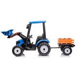Lean Toys Otroški traktor little rider 24V s priklico modra Hercules | Shoptok.si
