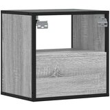 vidaXL Zidni noćni ormarići 2 kom Sivi Sonoma 40x31x39,5 cm | shoptok.hr
