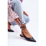 Boto Women's Lace-up Ballet Flats Black Lilly Ann | ePonuda.com