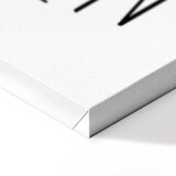  Slika - Art of Words (1-part) - Inspirational Black Text on White 20x30 Na talijanskom platnu | shoptok.hr