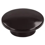 Gumb za pohištvo (Do x Š x V: 47 x 29 x 20 mm, Plastika, Črna)