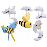 VISILICA za krevetić za bebe Mobile BOX - bijela | shoptok.hr