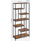 Modern Home Moderni stalak s 6 polica smeđi | shoptok.hr